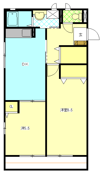 グランディーの間取り