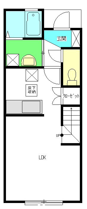 リバーサイドサンコーの間取り