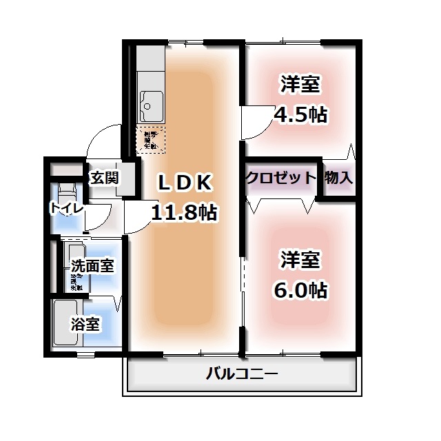 パルテールの間取り