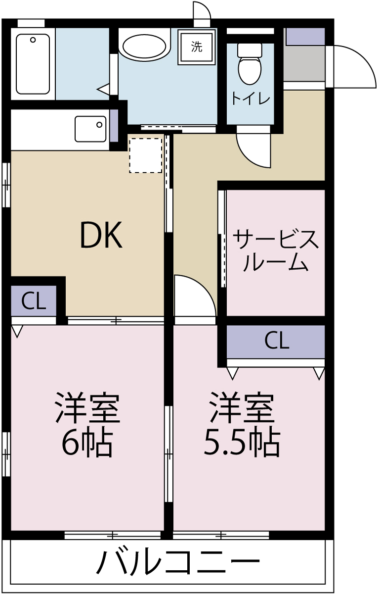 アークヒルズIIの間取り