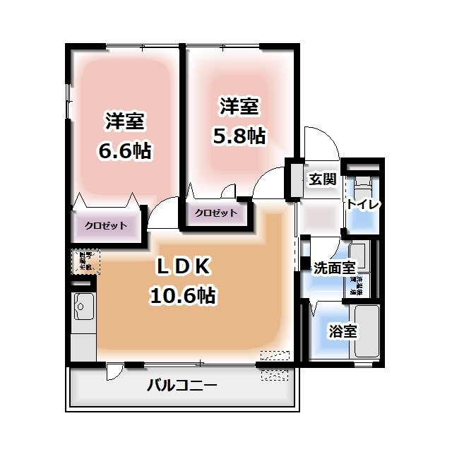 ファミール狐ヶ崎の間取り