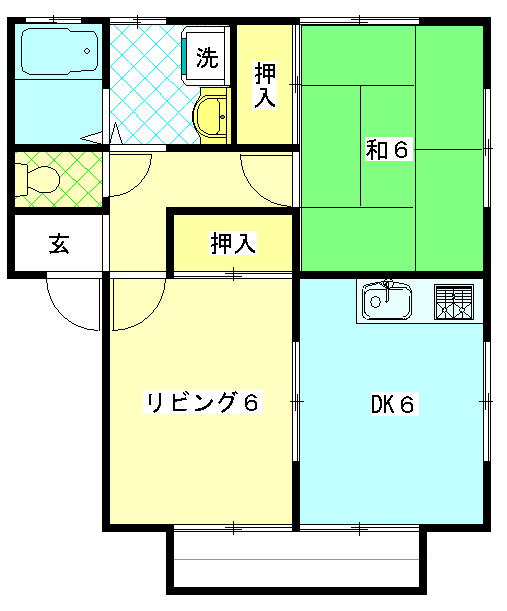 JOY河輪の間取り