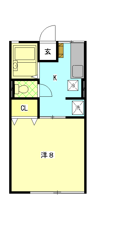 ファミール光Bの間取り