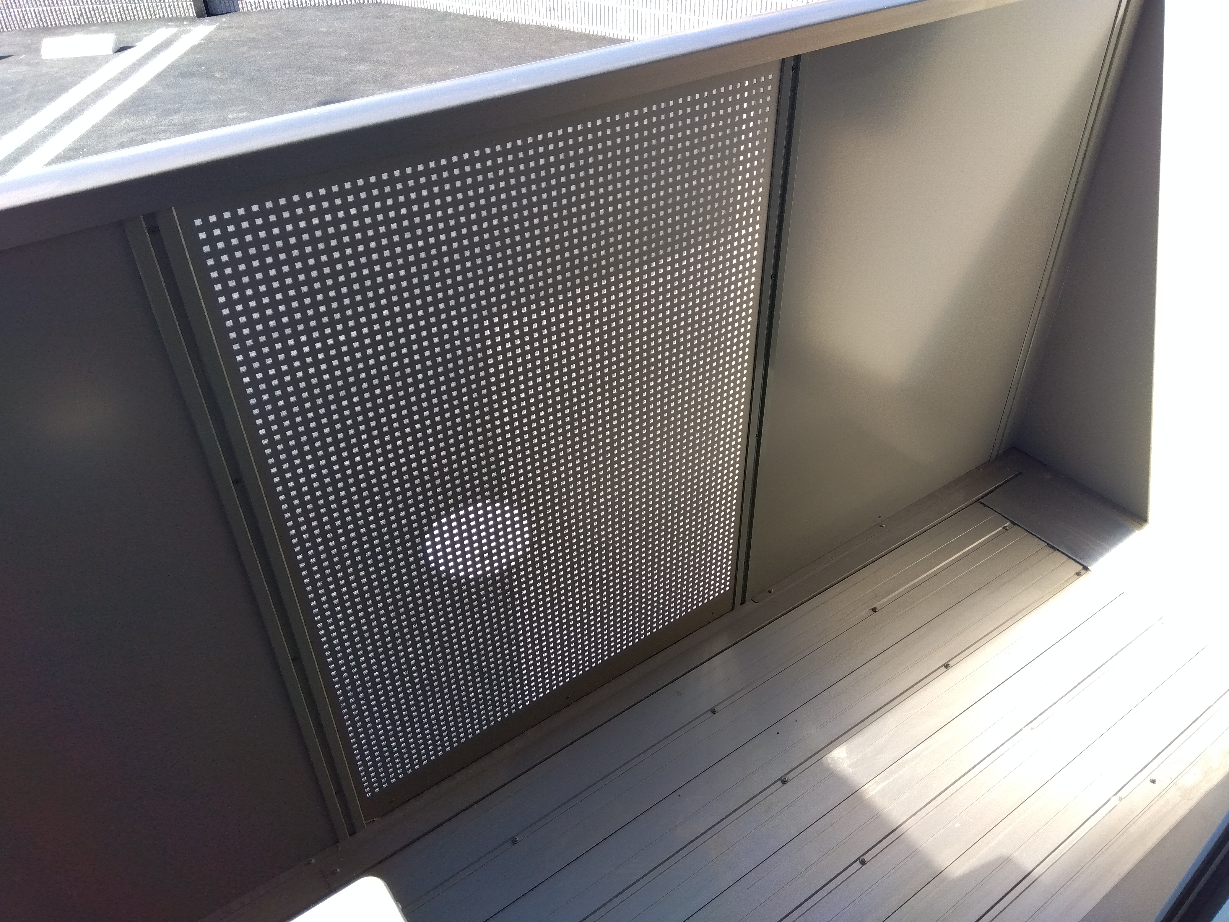 ラ・ルーチェのバルコニー