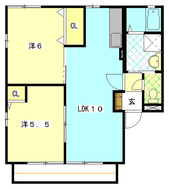 エスポワールBの間取り