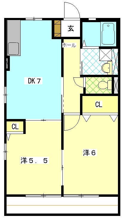 ショコラBの間取り