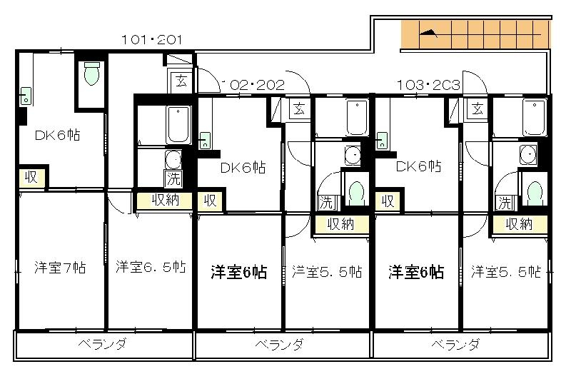ピアチェーレの間取り
