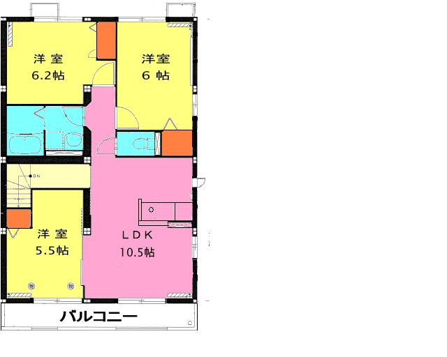 フローラマスイの間取り