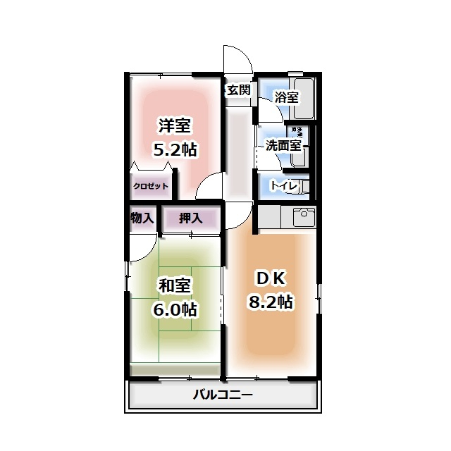 サンハイツの間取り