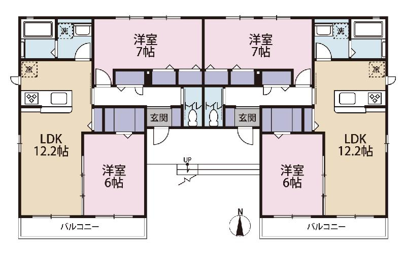 サニードームIIの間取り