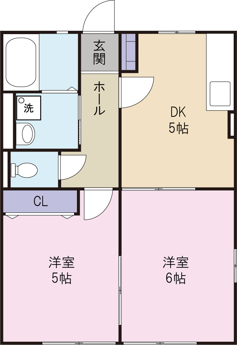 グリーンヒルズの間取り
