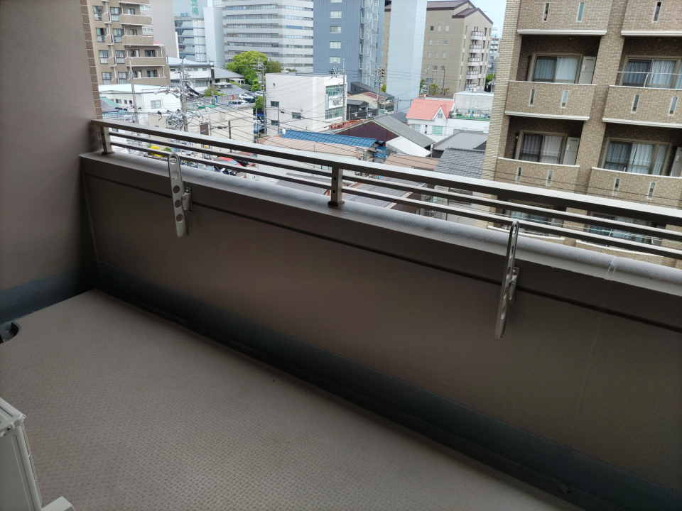 ヴィラセイユー常磐町のバルコニー