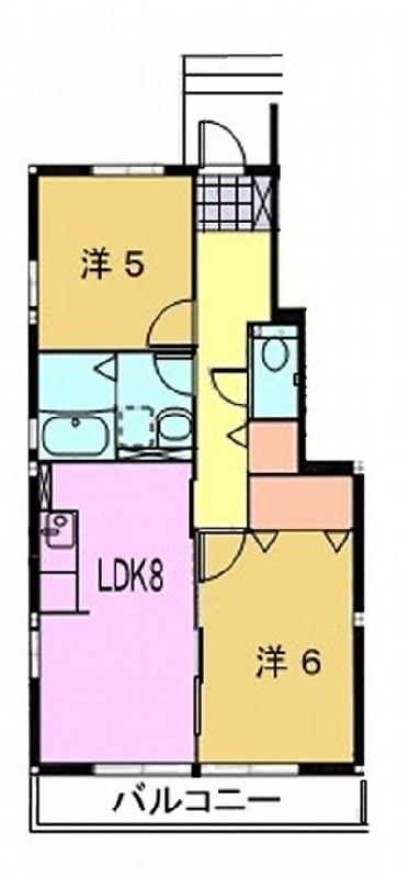 ブランドールAの間取り