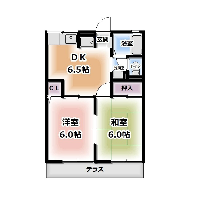 メゾンクリスタルの間取り