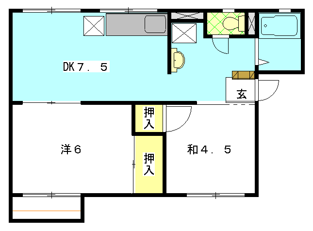 花水木の間取り