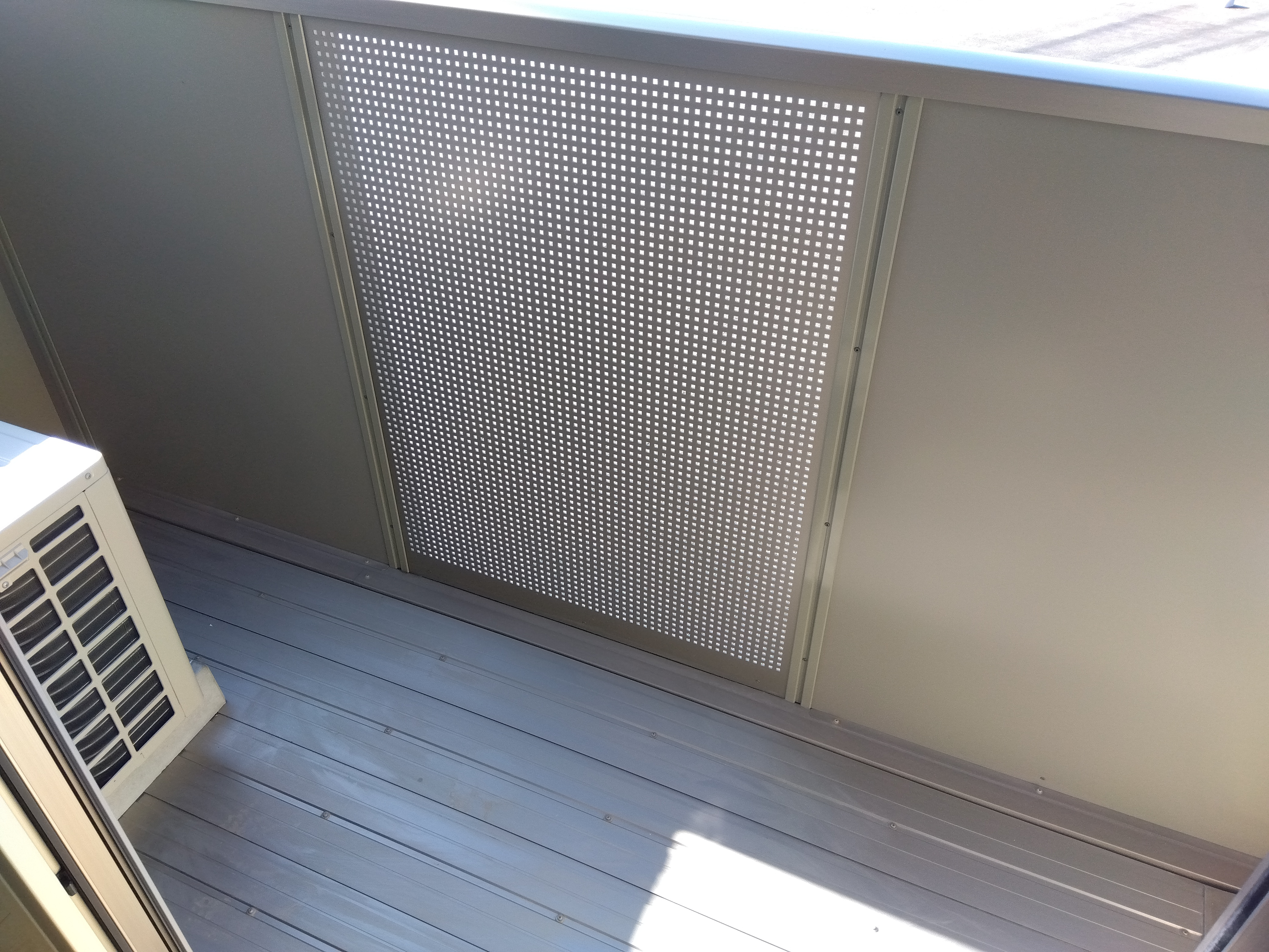 ラ・ルーチェのバルコニー