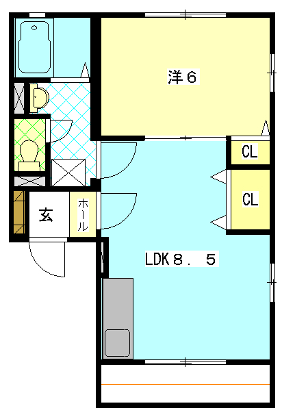 ハイムサザンの間取り