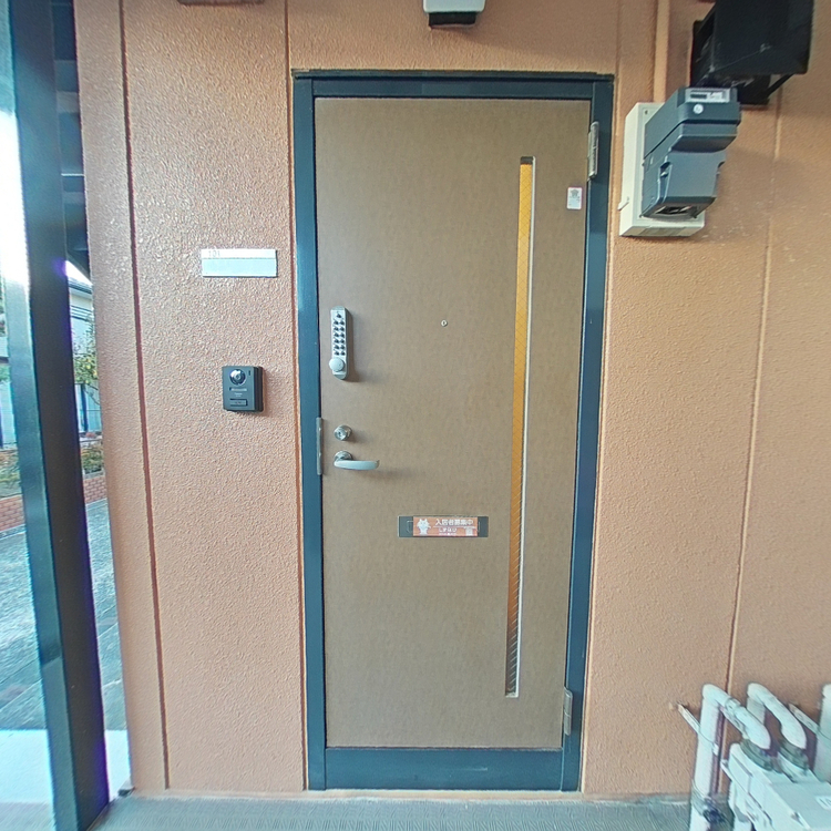 TUCHIYAコーポの玄関