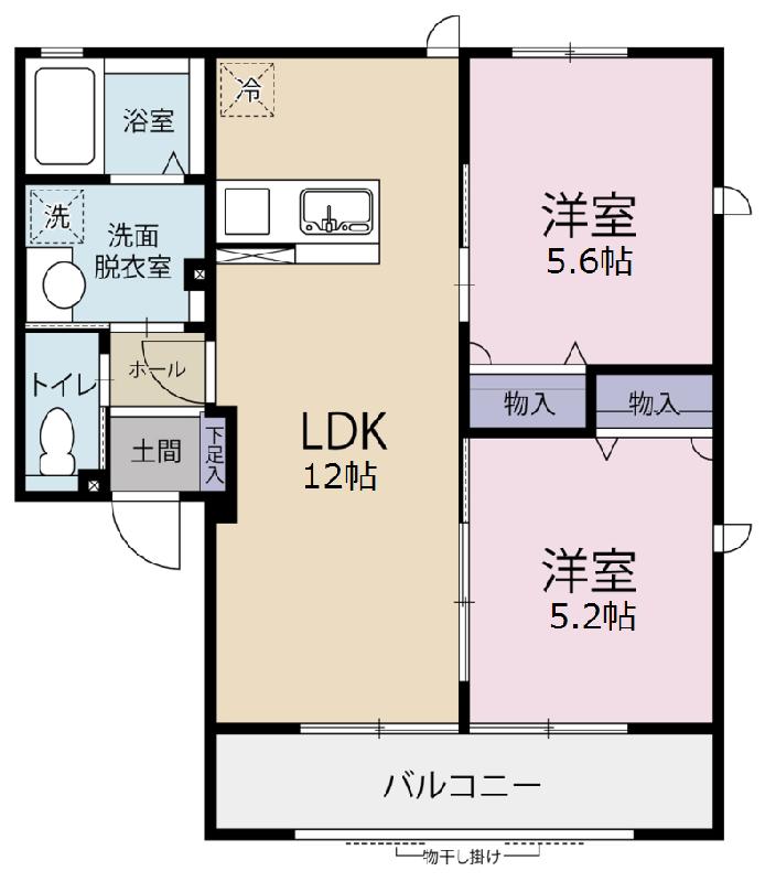 Sky-GSの間取り