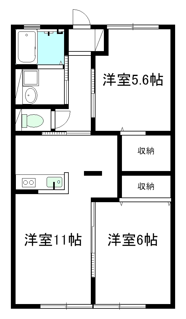 サンライトEYハイムの間取り