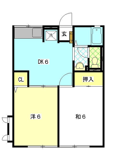 シャロームの間取り