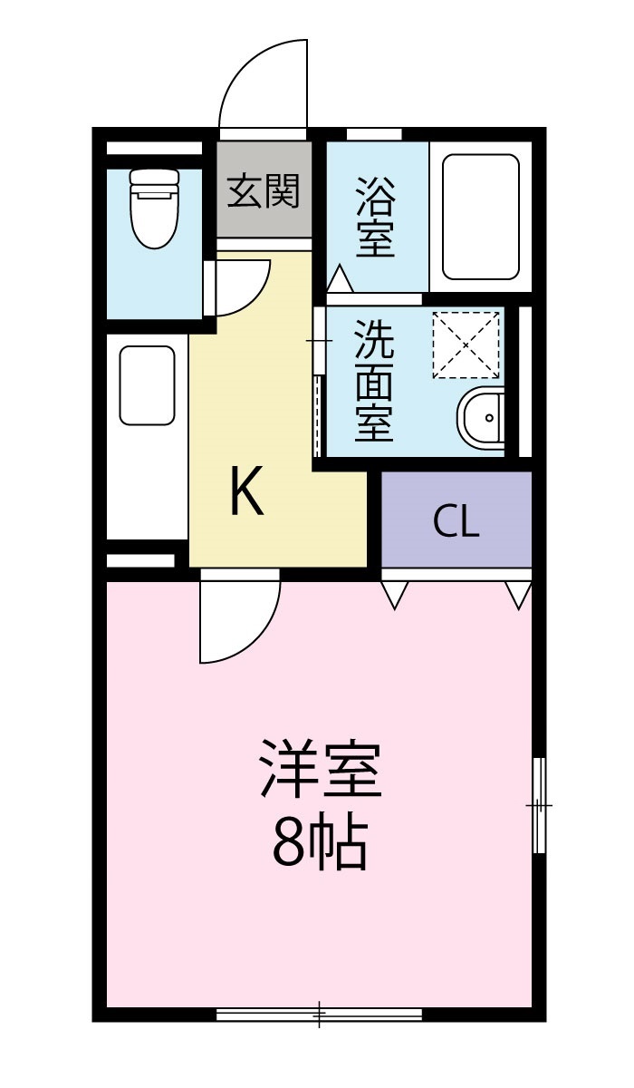 ハイム今泉の間取り