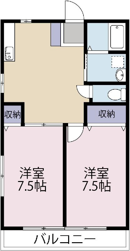 パラドール南伊東の間取り
