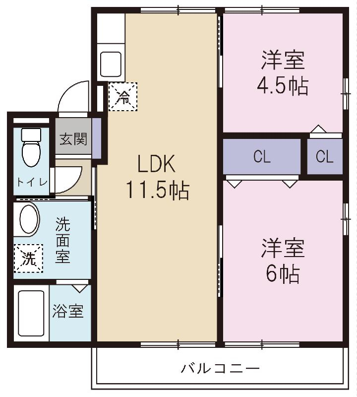 フォレストヒルズの間取り