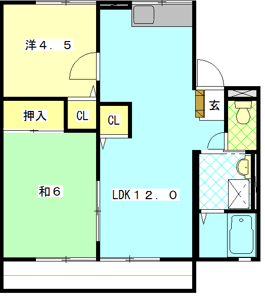 ピュアIIの間取り