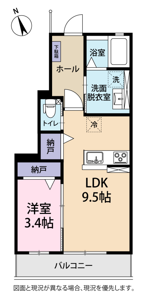 Forest伏見Aの間取り