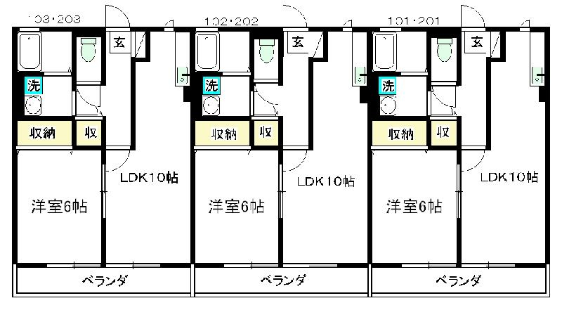 ビックヴァレーの間取り