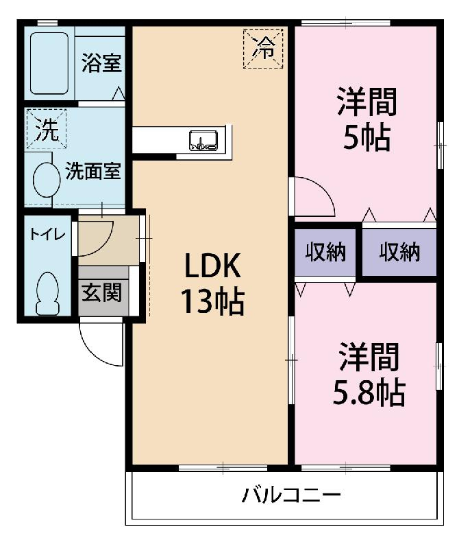 コンフォートEの間取り