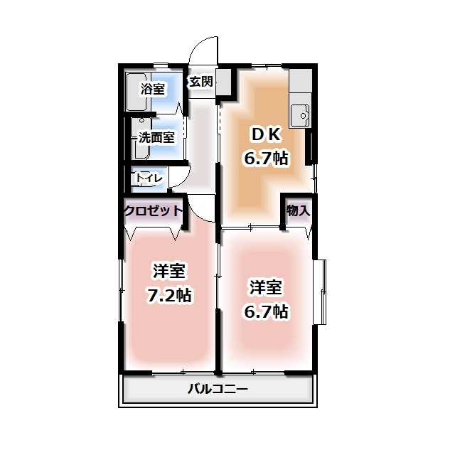 MINNIEの間取り