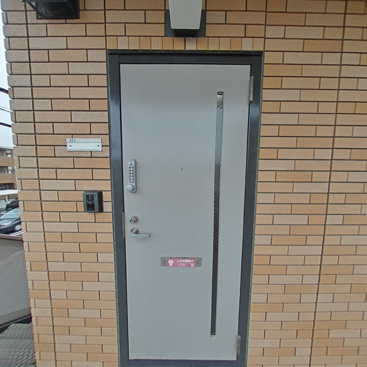 みたけハイムAの玄関
