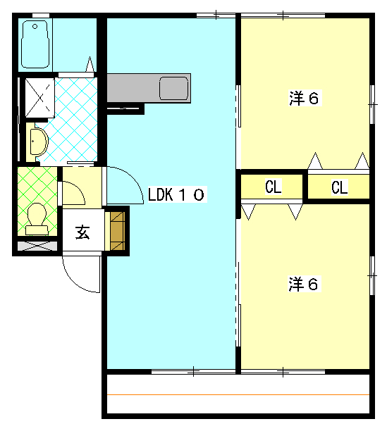 メイプルIの間取り