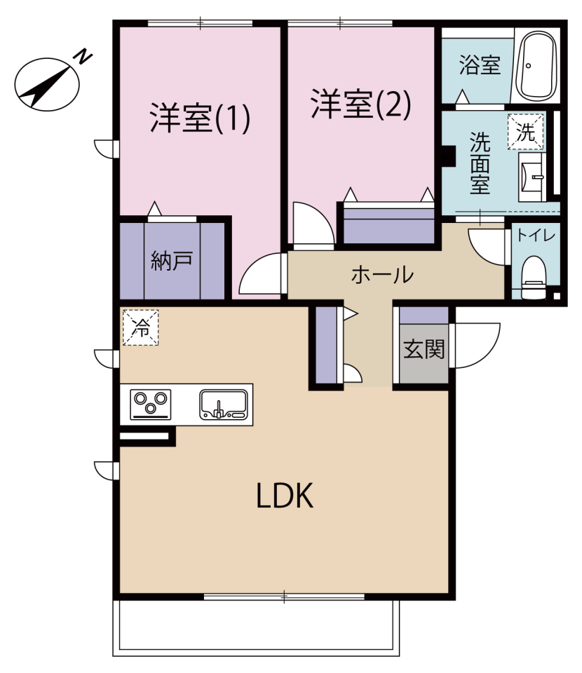 Grand　Hill　清水　Ⅰの間取り