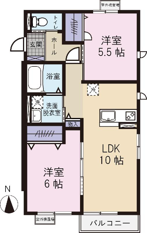 ユーハイムの間取り