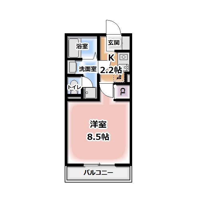 コーストヴィレッジⅠの間取り