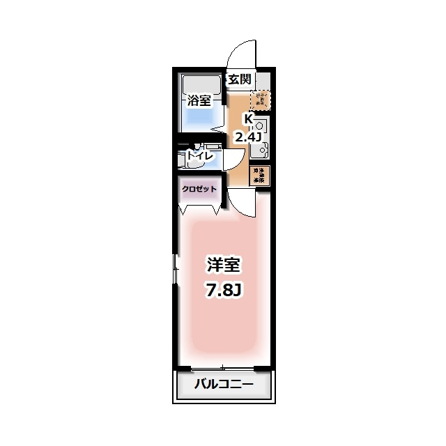 ハイム川原の間取り