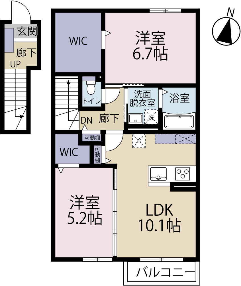セレーネTMの間取り