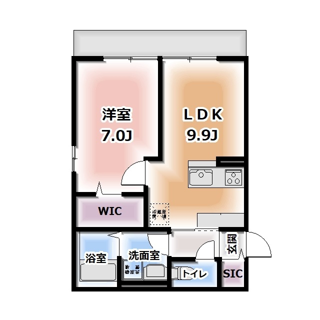 Komorebi Garden中田本町Dの間取り