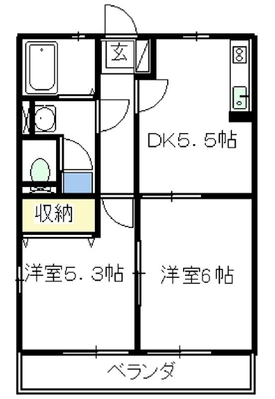チェスナッツの間取り