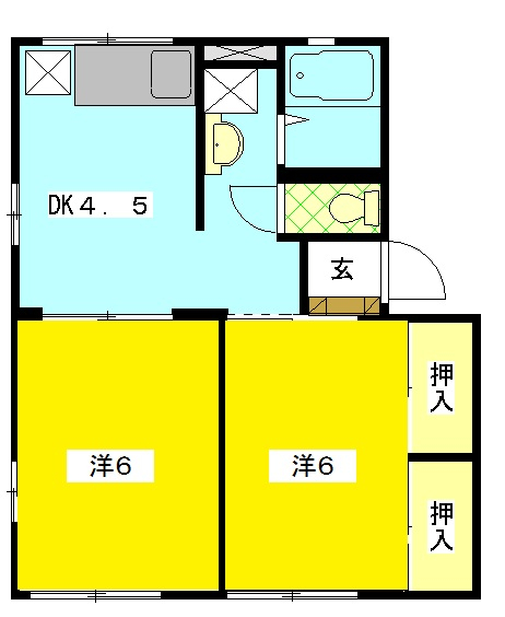 ソファレBの間取り