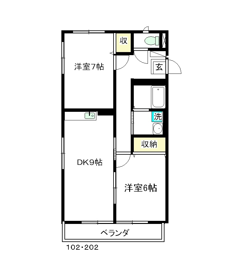 サンドロIの間取り
