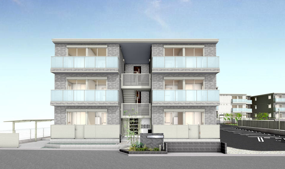 Komorebi Garden中田本町Cの外観