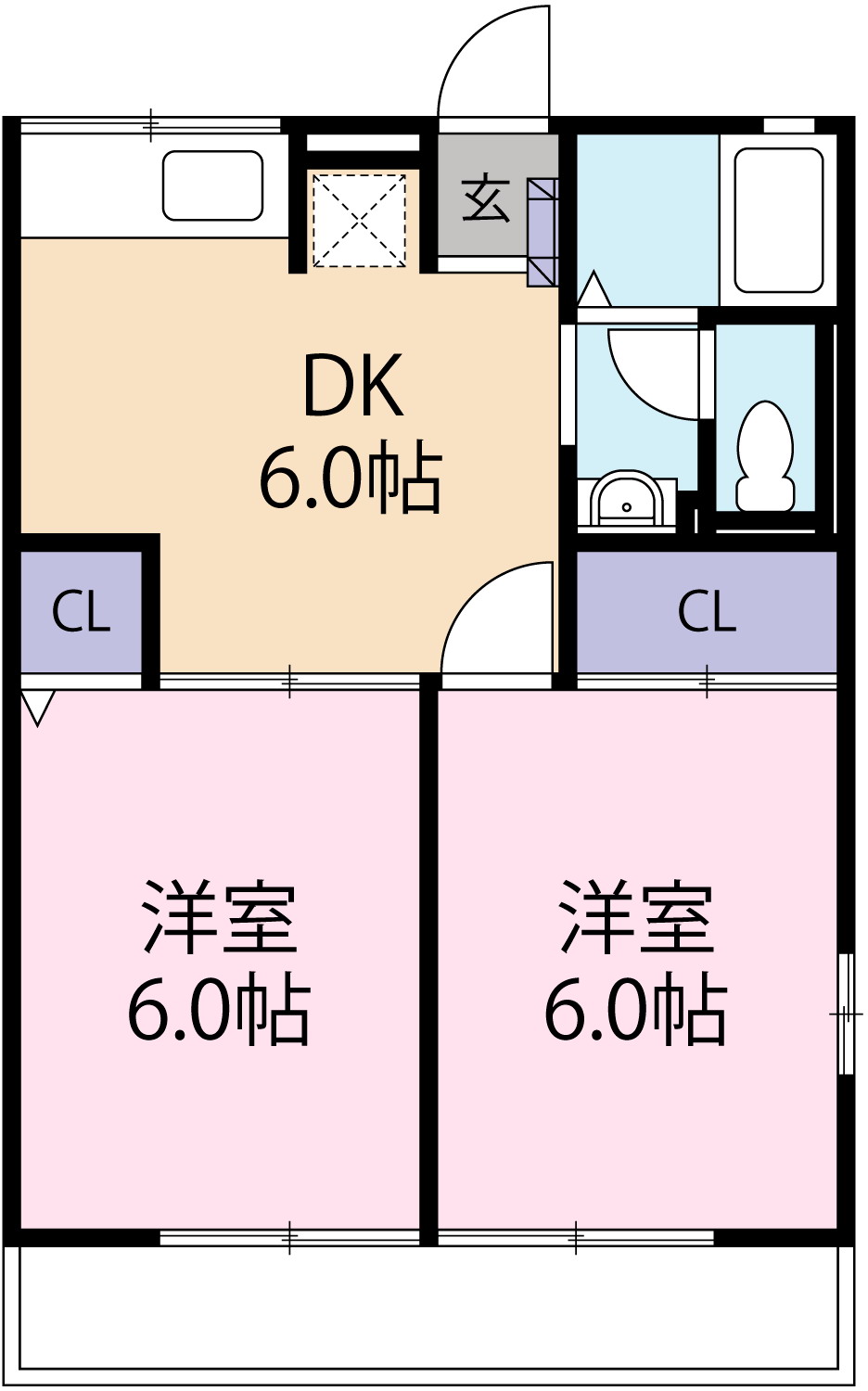 シナモンの間取り