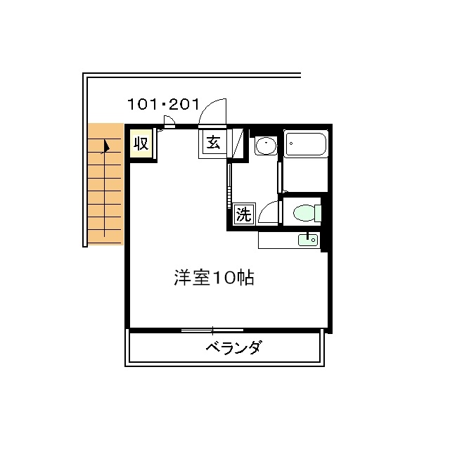 ドミール田町の間取り