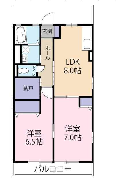 サンハイムの間取り