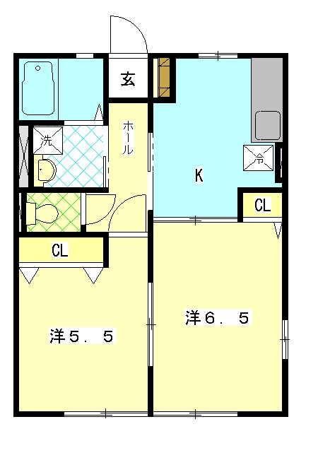 ジュネスCの間取り