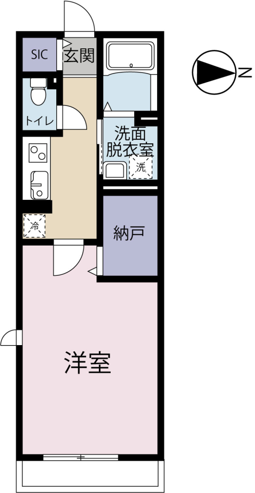 WEST　FIELDの間取り
